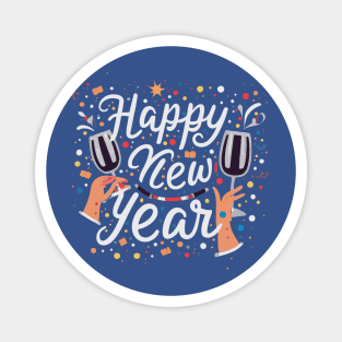 Happy New Year Magnet